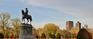 George Washington statue at the Public Garden